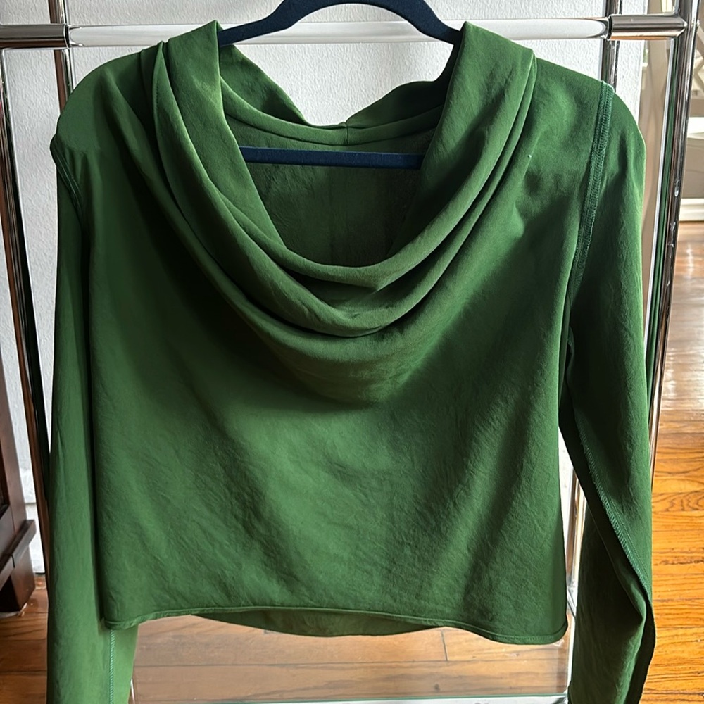 Green blouse